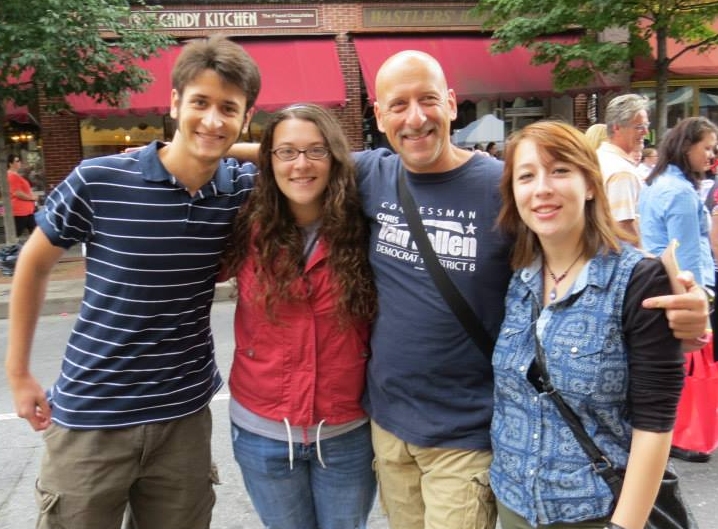 My family at In the Street